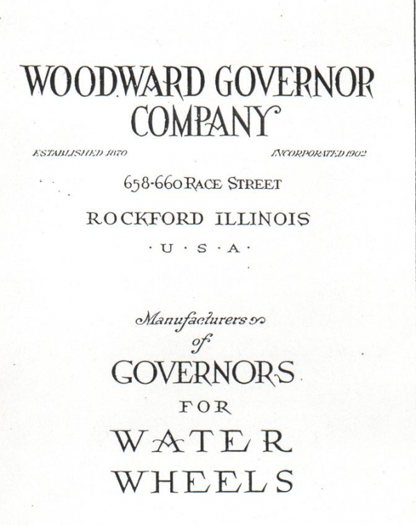 Catalog from the Water Power District
